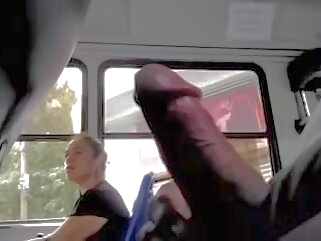 amateur Fatty amateur on bus pretends not to see my cock exhibitionism Xxx Movie